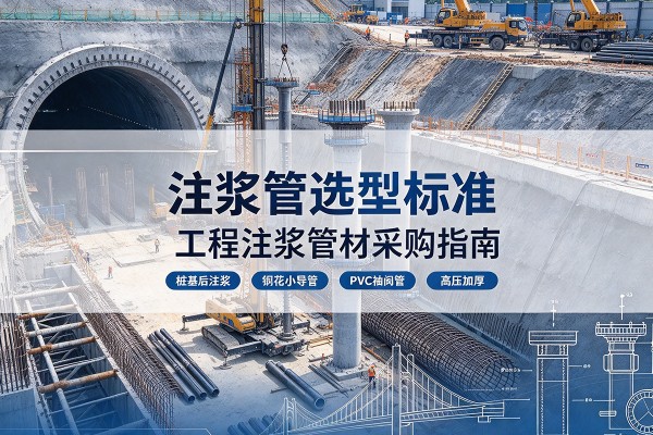 长春注浆管选型标准