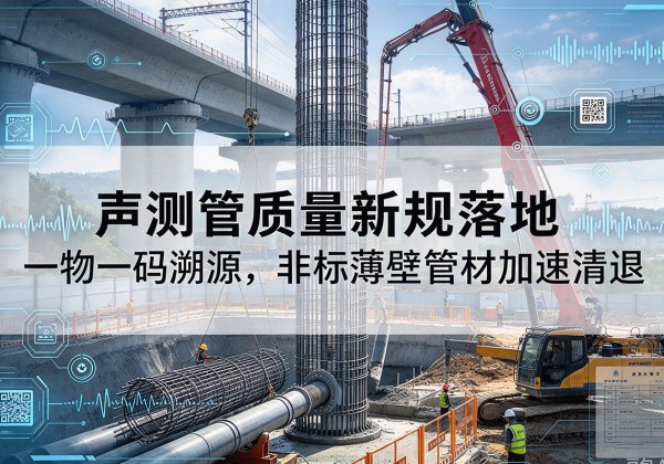 长春声测管质量新规落地，一物一码溯源，非标薄壁管材加速清退